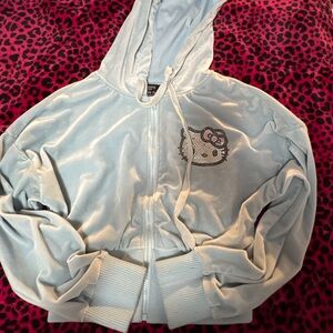 Forever 21 Light Blue Hello Kitty Hoodie